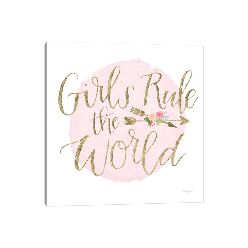 Girl Power III by Jenaya Jackson - Wrapped Canvas Print, 30.48cm H x 30.48cm W x 1.91cm D