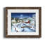 Moonlit Skaters par J Paul - reproduction d'art sur papier encadrée-628176985-628176993