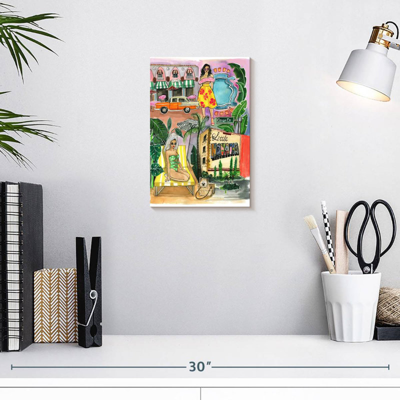 Aime Miami In The Spring, 12" H x 8" W