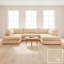 5 Seater Corduroy Corner Sofa -175015332