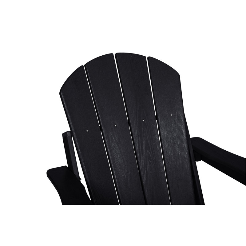 Chaise noire pour patio - siège de plage élégant et relaxant