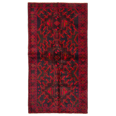 Teimani Brown Rug 3'7" x 6'8"