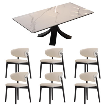 Ensemble de table de salle à manger Modern Rock