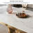 Simple Rectangle Sintered Stone Dining Table