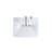 Modern Wall-Mounted Solid Surface Pedestal Sink
