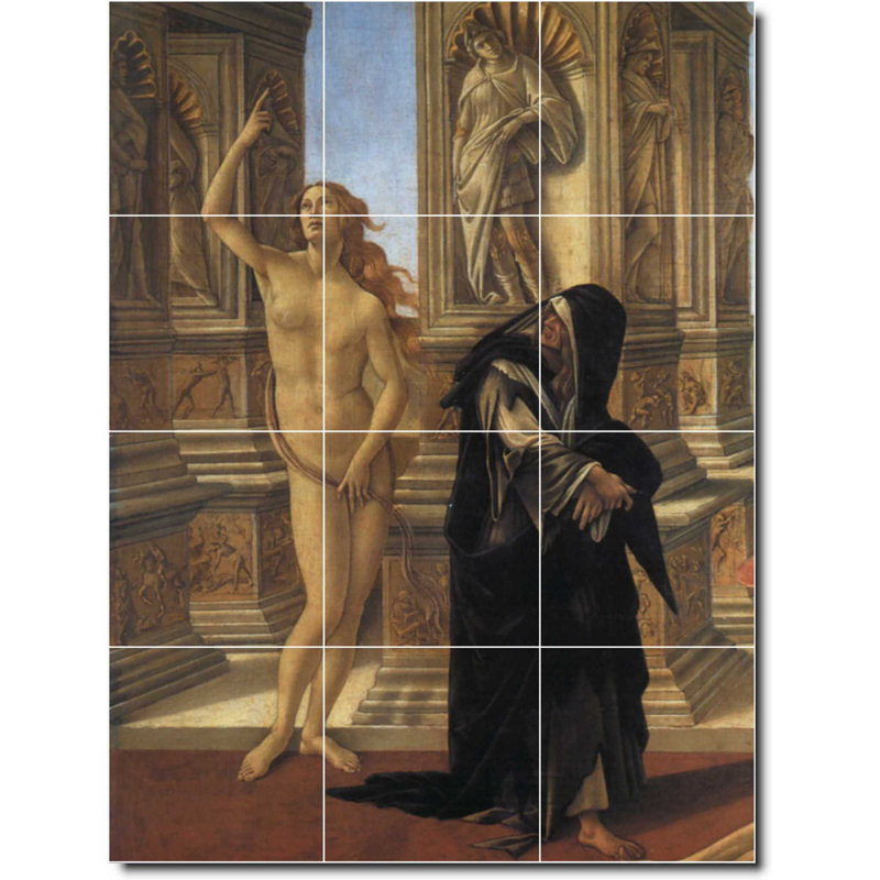 Carreau de céramique décorative 18 po x 24 po 6 po x 6 po, Nu 662