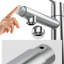 Robinet de lavabo de salle de bain monocommande en zinc-115744920