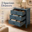 Buffet décoratif 3 tiroirs Vintage Blue