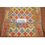 Tapis géométrique en laine Kilim
