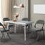 10 chaises pliantes rembourrées, gris-328885801