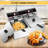 3400W Dual Tank Electric Countertop Deep Fryer