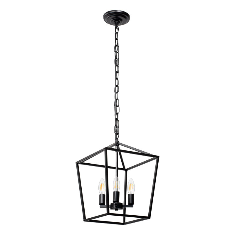 Lustre géométrique à 4 lumières Amasia
