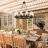 Clemons 10 - Light Dimmable Wagon Wheel Chandelier