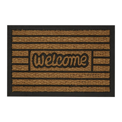 Hazard Striped Indoor Doormat