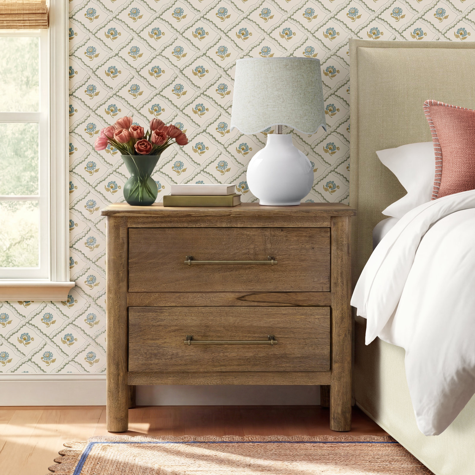 Quinn 2 - Drawer Nightstand