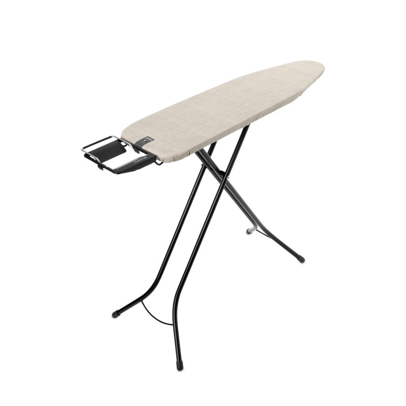 Brabantia Size A Ironing Board With Steam Iron Rest, Grey