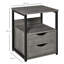 40cm W Engineered Wood Bedside Table-509152970