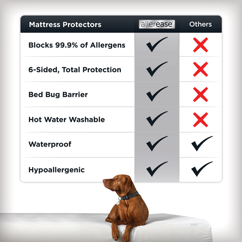 Zipper Mattress Protector Case Pack, Full / Double
