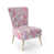 Geometric Pink Polyester Blend 4 selected