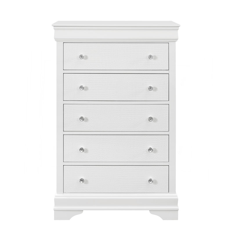 Ensemble de chambre à coucher grand lit 5 pièces Shaker
