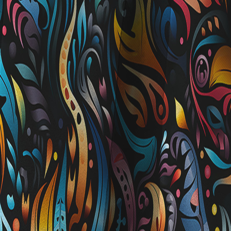 Motif bohémien tribal bohème Boho, L 52 po x L 84 po