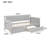 Twin Size Pine Wood Daybed With Two Storage Drawers-1508811605