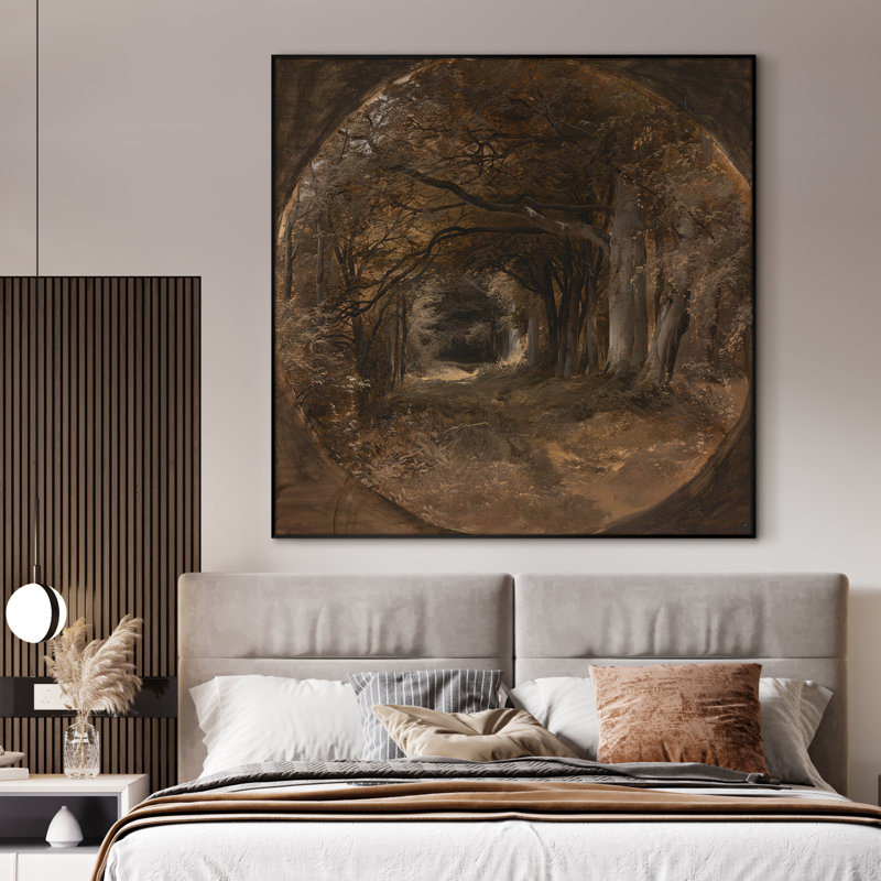 Très grand art mural imprimé sur toile - Forest Tunnel, H 72 po x l 72 po