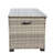 Wicker Patio Furniture Storage Box (Grey )