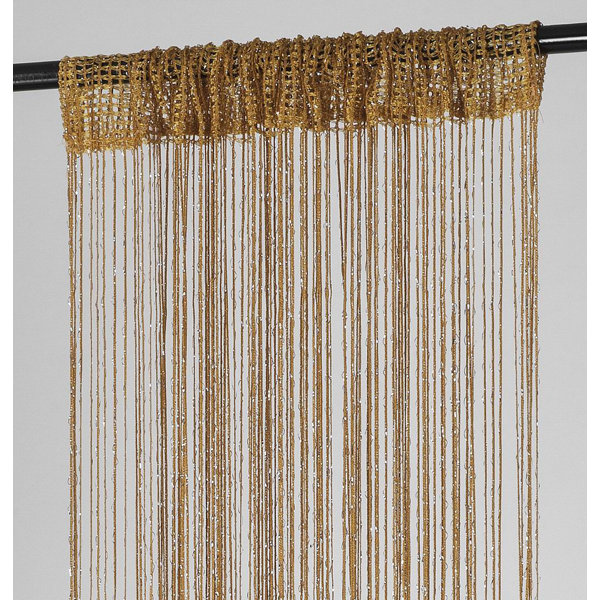 1pc Bead Decor Wall Hanging, Clear String Curtain For Home Decor