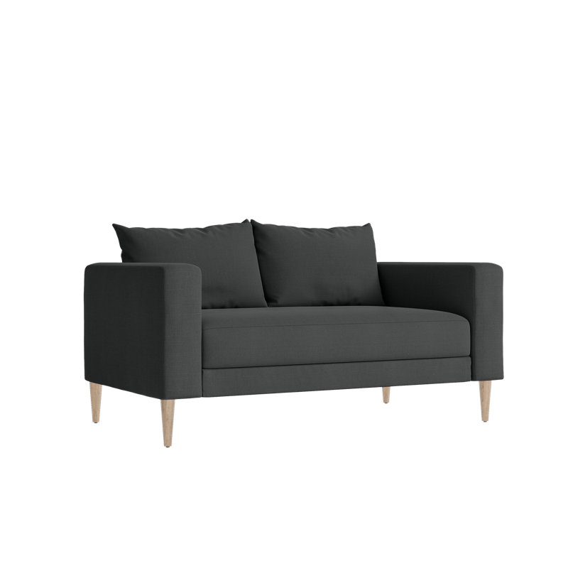 Essential Loveseat, Shadow Upcycled Poly, Dark Brown