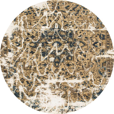 Tapis décoratif multicolore à motif abstrait