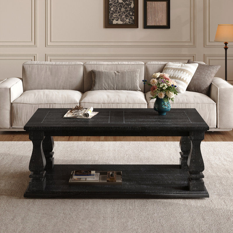 Table basse Farmhouse, Antique Black