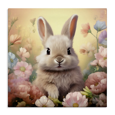 " Bunny In Meadow " by Roozbeh