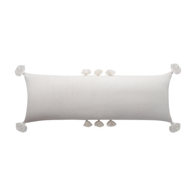 Tassels Down Reversible Throw Pillow