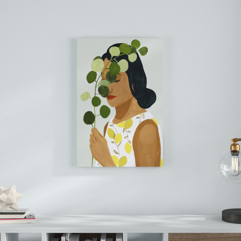 Botany Portrait II by Victoria Borges - Painting Print, 76cm H x 51cm W, Wrapped Canvas