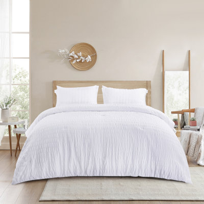 Seersucker seven-piece quilt set