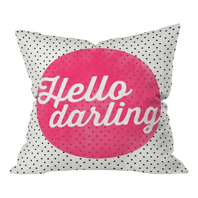 Allyson Johnson Hello Darling Dots Throw Pillow