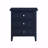 3-Drawer Nightstand - Midnight Blue