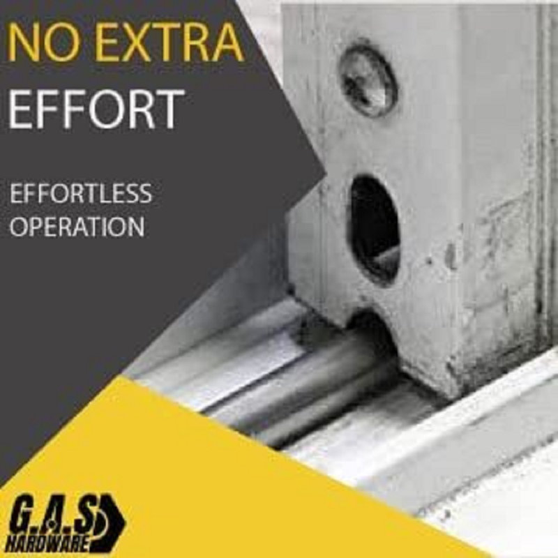 Stainless Steel Snap-On Track Cover for Sliding Glass Doors