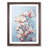 Magnolia Flower Expressionism No.3 - Single Picture Frame Print on Wood-2051566786-2051566785