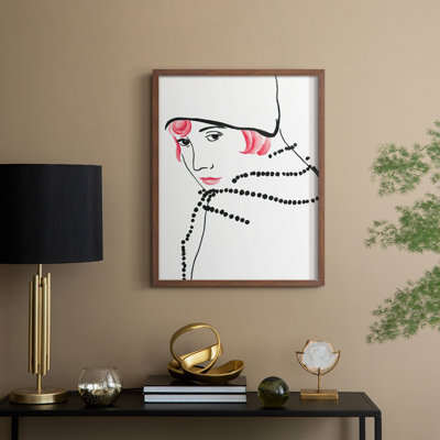 BlossomIV Framed Print - Solid Wood