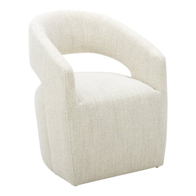 Chaise avec accoudoirs roulants en tissu Camino Performance