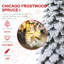 Arbre de Noël artificiel épinette 15 ‘avec 1400 lumières