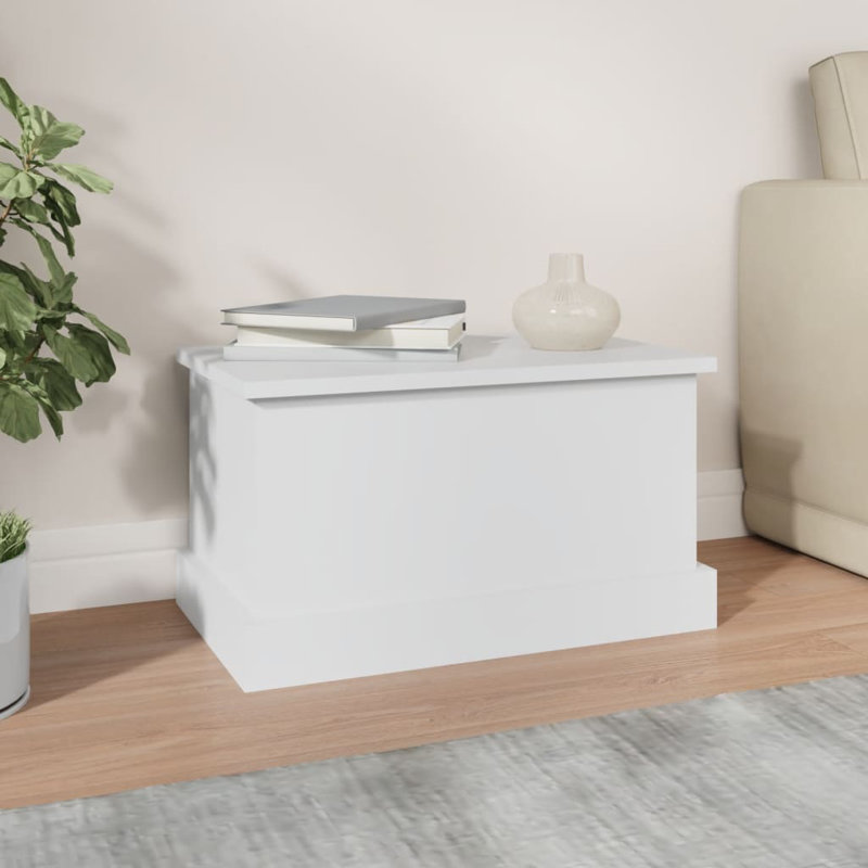 Lennard Coffee Table Trunk, White