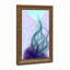 Purple and Teal Abstract Fluid Art With Gold Flecks Canvas Wall Art-133559218