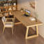 Bureaux rectangulaires en bois massif Burlywood-1248884139