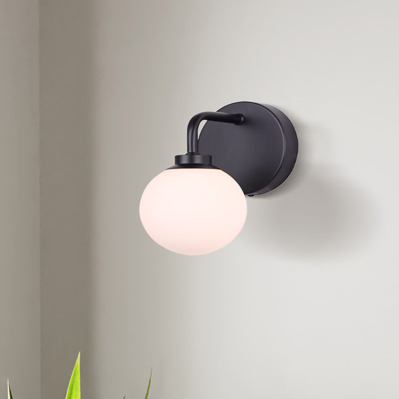 Kywuan Steel Armed Sconce, Black