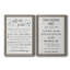 Guide to Self Care - Ensemble de 2 encadrements d'art textuel sur toile-1857507761-1857507763
