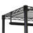 35.7'' Rolling Industrial Pipe Clothing Rack