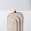 Lampe de table en travertin Rodrick